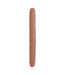RealRock Realistischer Doppelseitiger Dildo 35,6 cm - Braun & Fest für Intensives Vergnügen