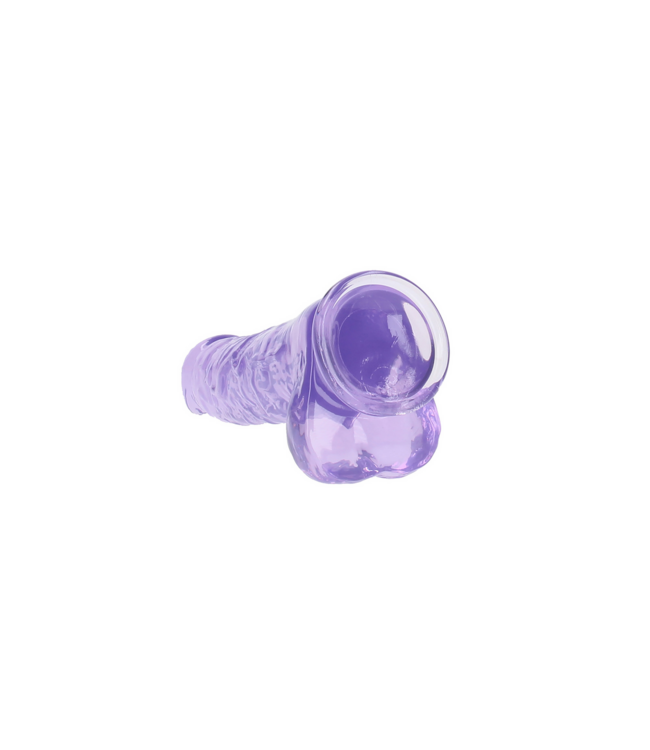 RealRock Realistic Dildo with Balls - 28 cm, Safe, Durable, Crystal Clear