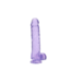 RealRock RealRock Crystal Clear Dildo 28 cm Met Stevige Zuignap En Realistische Ballen