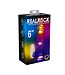 RealRock RealRock 16.2 cm LED Vibrating Dildo with Balls for Ultimate Pleasure