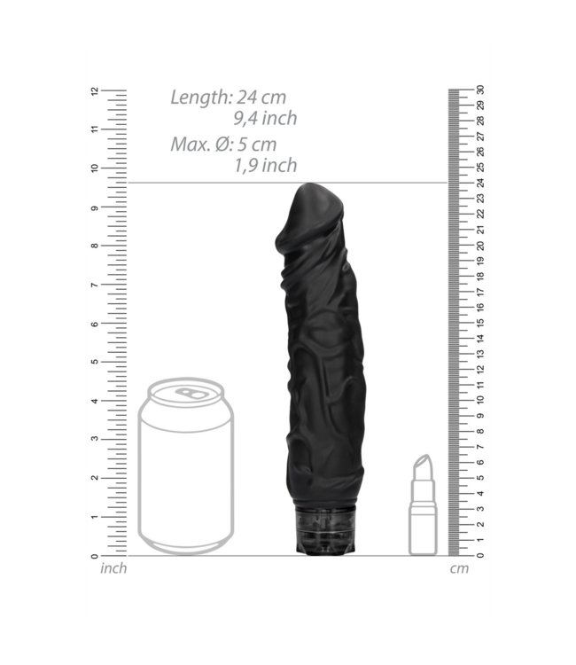 Shots Toys Realistischer Multispeed-Vibrator mit 10 Vibrationen für intensive Stimulation