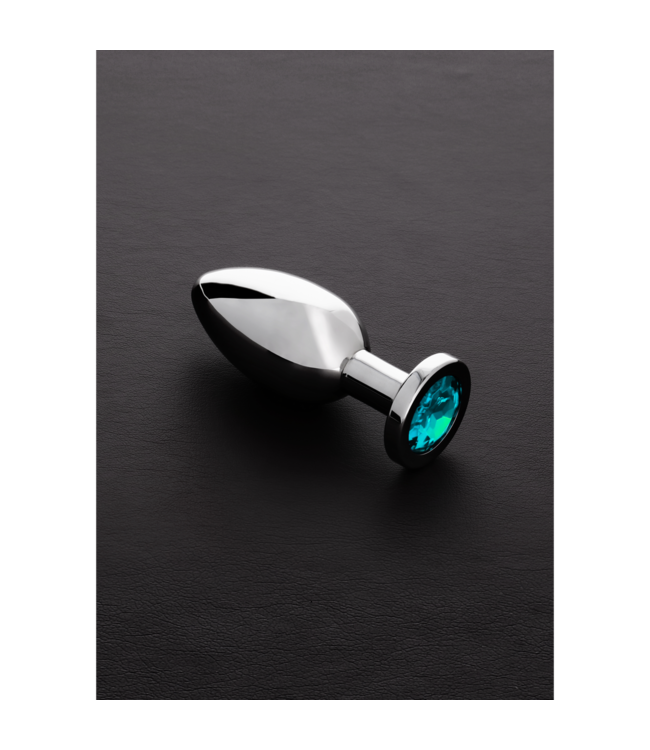 Steel by Shots Roestvrijstalen Buttplug Met Glasgeslepen Edelstenen 7,8 cm Steel By Shots