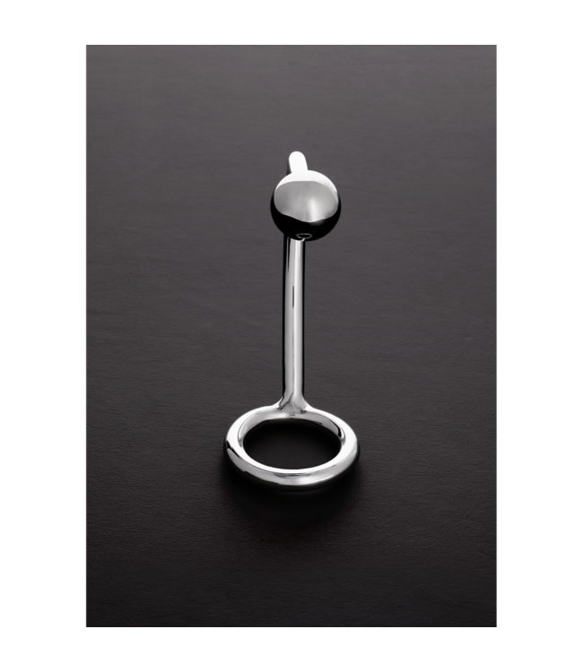 Steel by Shots Intruder C-Ring aus Edelstahl mit abnehmbarer Analperle – stilvoll & stabil