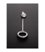 Steel by Shots Intruder C-Ring aus Edelstahl mit abnehmbarer Analperle – stilvoll & stabil