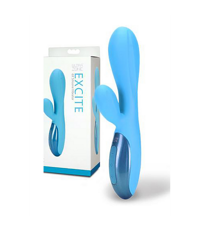 Topco Luxuriöser, wiederaufladbarer Silikon-Rabbit-Vibrator mit 6 Funktionen