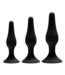 XR Brands Soft 3-Piece Silicone Anal Trainer Set for Beginners - 10-15-20 cm