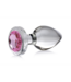 XR Brands Booty Sparks Roze Glas Anaal Plug 9,9 cm – Stevig, Glad & Kristalhelder
