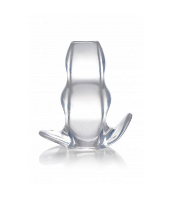 XR Brands Transparante Holle Anal Plug Groot 13,2 cm - Veilig Materiaal XR Brands