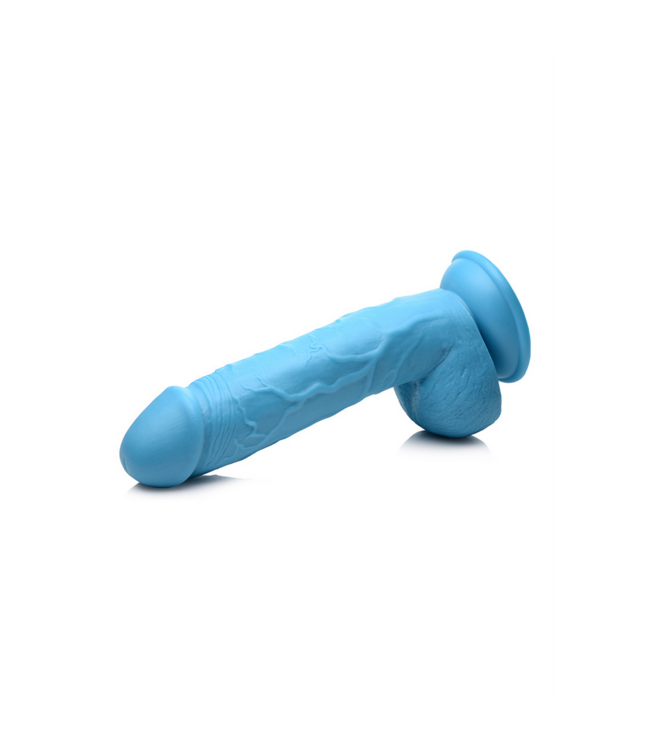 XR Brands POP Dildo mit Hoden 22,8 cm | Realistisch, flexibel und mit Saugnapf