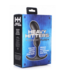 XR Brands Premium Silicone Weighted Prostate Plug - Small, Comfortable & Curved