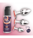 Crushious Bijou Luxury Red Anal Plug Set - 3 Sizes for Sensual Exploration
