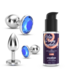Crushious Crushious Temperature Sensitive Anal Plug Set Trio 8,5 cm Blauw