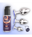 Crushious Crushious Temperature Sensitive Anal Plug Set Trio 8,5 cm Blauw