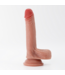 Crushious Crushious Flexibele Vloeibare Siliconen Dildo 19 cm Met Sterke Zuignap