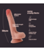 Crushious Crushious Flexibele Vloeibare Siliconen Dildo 19 cm Met Sterke Zuignap