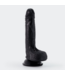 Crushious Inviktus Ultrarealistischer Silikondildo Schwarz 19 cm mit Saugnapf