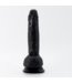 Crushious Inviktus Ultrarealistischer Silikondildo Schwarz 19 cm mit Saugnapf