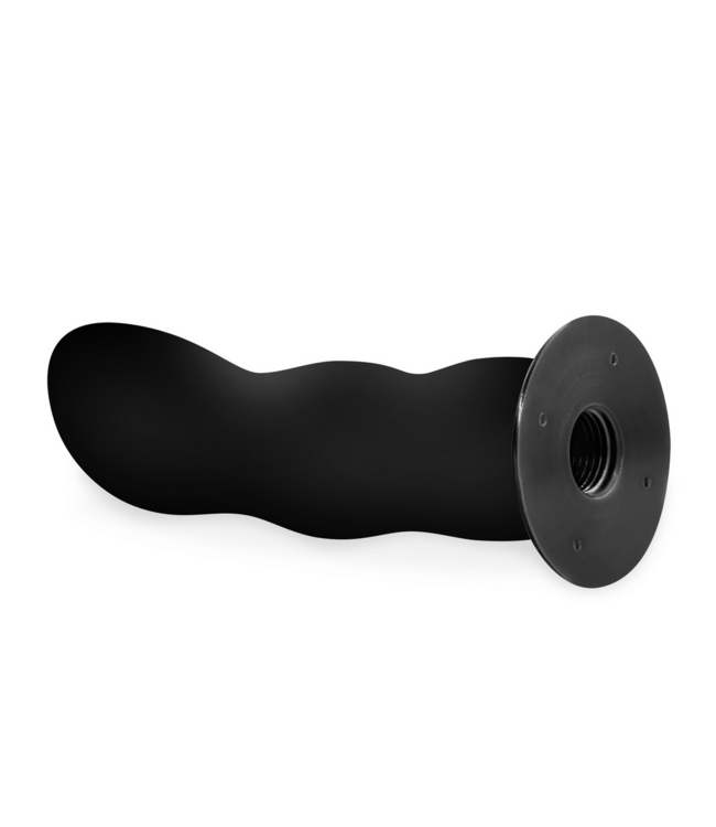 Crushious Crushious Siliconen Strap-On Harnas 11,5 cm Zwart Voor Beginners