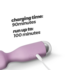 Crushious Crushious Waterdichte Mini Wand Vibrator Met 10 Vibratiestanden Paars