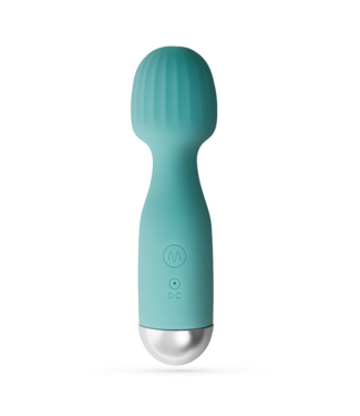 Crushious Crushious Mini Wand Vibrator Mintgroen | Waterdicht USB Oplaadbaar 10 Modi