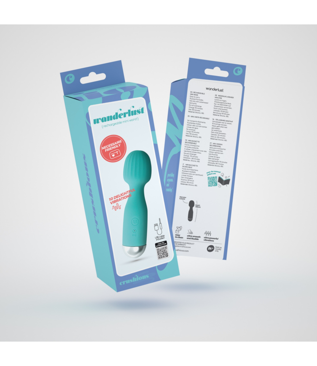 Crushious Wanderlust Mini-Vibrator Mintgrün | USB aufladbar & wasserdicht