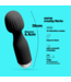 Crushious Wanderlust Mini Wand Massager - Powerful, Waterproof & Rechargeable