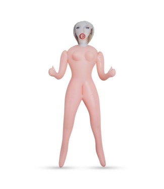 Crushious Cristina Realistische Opblaaspop 1,55m Nude Met 3 Penetratiepunten