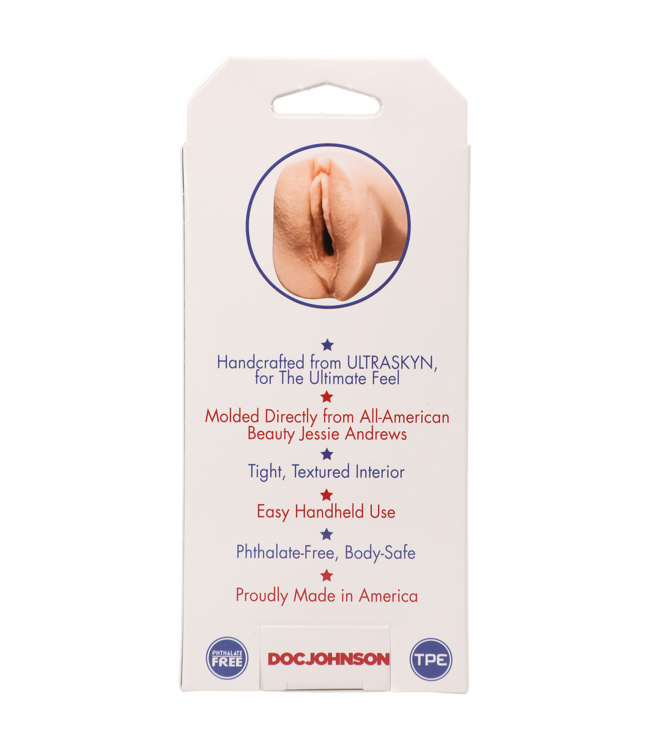 Doc Johnson Jessie Andrews ULTRASKYN Masturbator – Echt, Realistisch & Ergonomisch