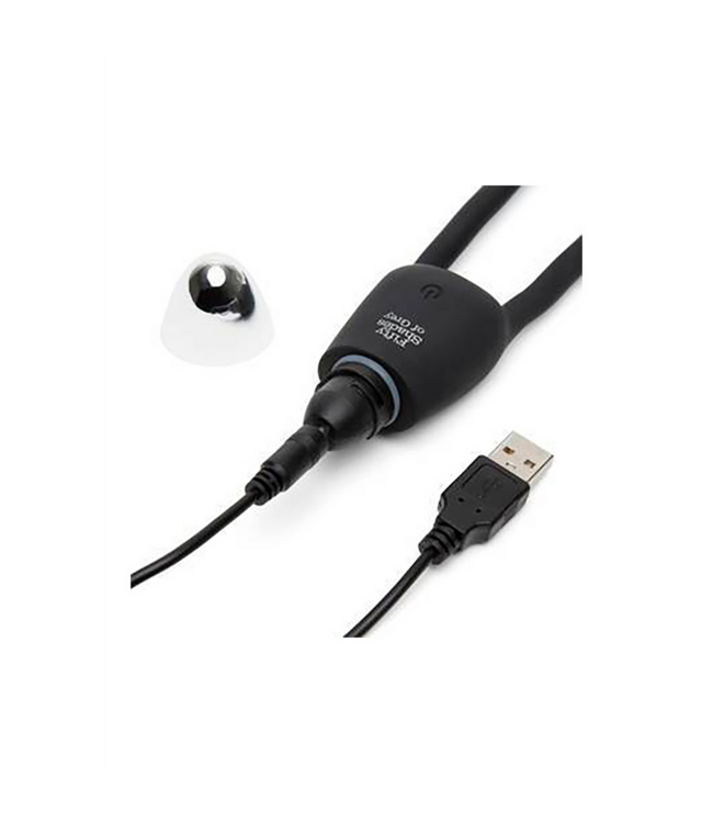 Fifty Shades Of Grey Fifty Shades Of Grey Siliconen Koppelsvibrator 17,1 cm Zwart