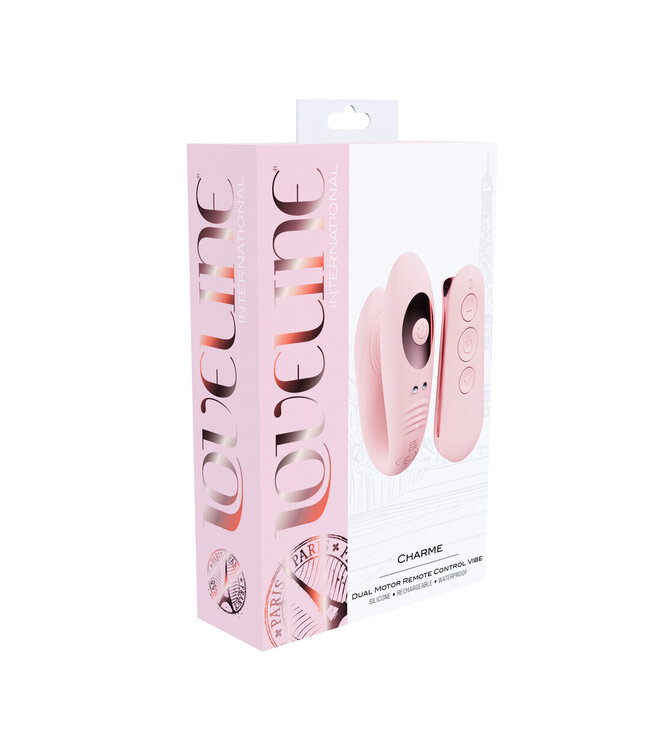 Loveline Loveline Vibe Roze Afstandsbediening Dual-Motor Waterdichte Vibrator