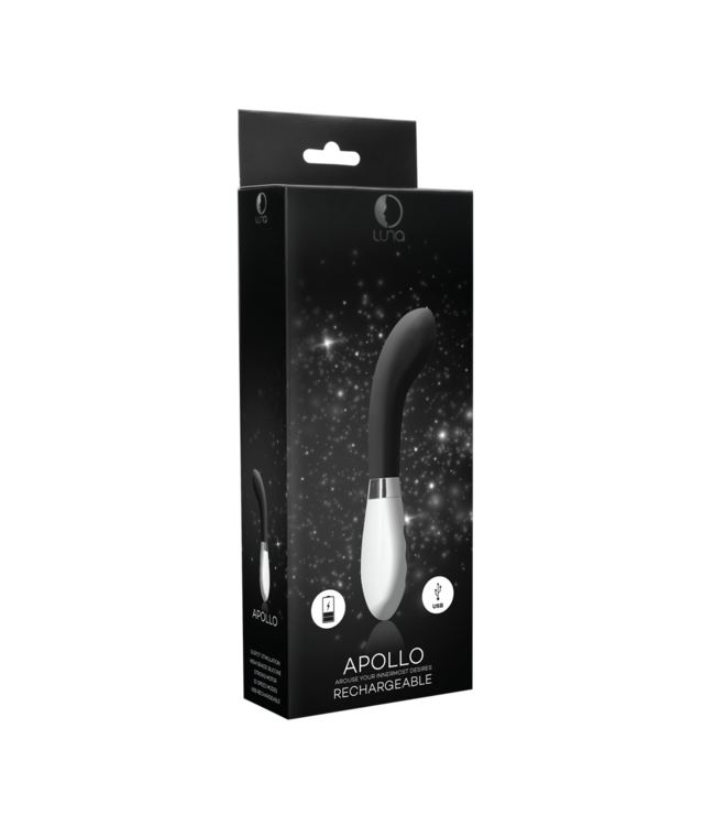 Luna by Shots Apollo G-Spot Vibrator - Quiet, Powerful, Rechargeable, Ergonomic Design