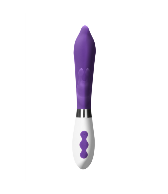 Luna by Shots Luna Rabbit Vibrator Paars - Oplaadbare Siliconen Met 2 Motoren & 10 Snelheden