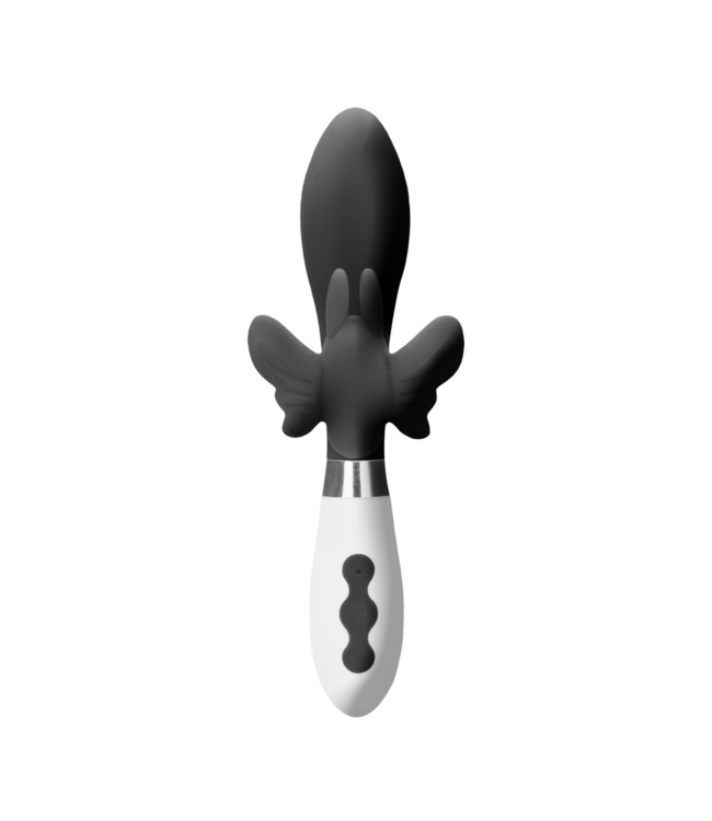 Luna by Shots ALEXIOS Black Rabbit Vibrator - Powerful G-Spot Pleasure & 10 Speeds