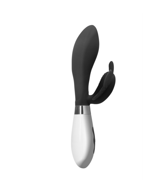 Luna by Shots Luna Duo Motor Rabbit Vibrator Zwart – Oplaadbare G-Spot Stimulator