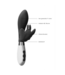 Luna by Shots ALEXIOS Rabbit Vibrator Schwarz – 2 Motoren, 10 Modi, G-Punkt-Stimulation