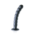 Ouch! Weicher Gunmetal G-Punkt-Dildo 8'' mit starkem Saugnapf