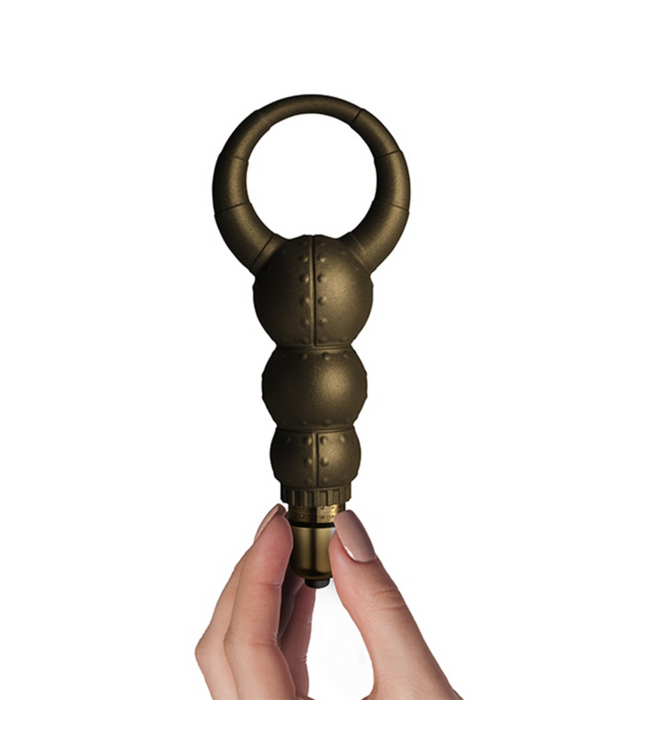 Rocks-Off Rocks-Off Dr Rocco’s Avontuurlijke Silicone Gadget Goudkleurig 13,3 cm