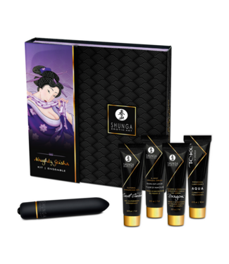 Shunga Naughty Geisha Mini Kit: Ignite Passion with Pleasure Essentials