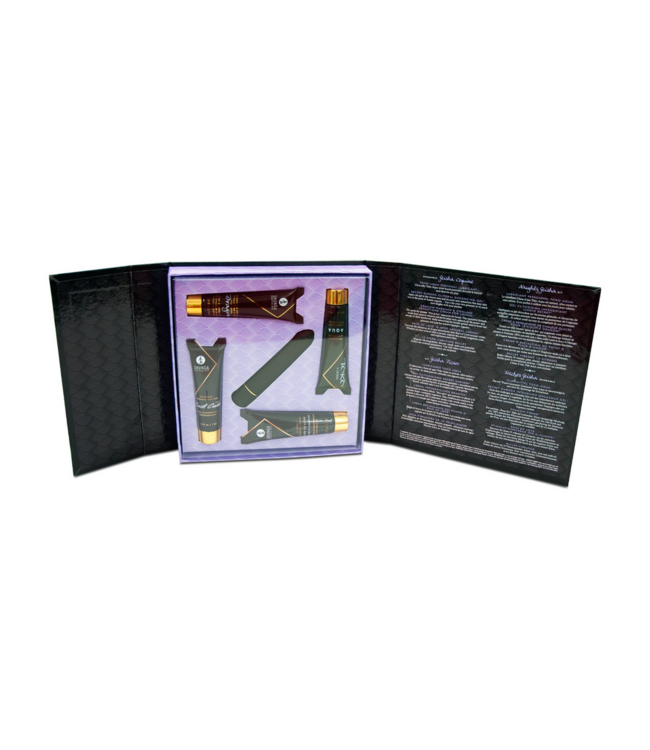 Shunga Shunga Naughty Geisha Mini Set Met Glijmiddel, Gels En Vibrerende Bullet