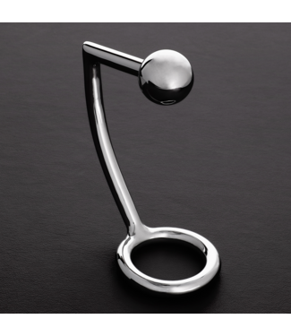 Steel by Shots Edelstahl-Cockring mit abnehmbarer Analperle – Komfort pur!