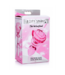 XR Brands Stilvoller Rosa Glas-Buttplug 9,6 cm – Ideal für sinnliche Spiele!