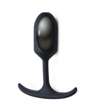 XR Brands Siliconen Dual-Ended Gewogen Anale Plug 11,6 cm Voor Strapless Strap-On Plezier