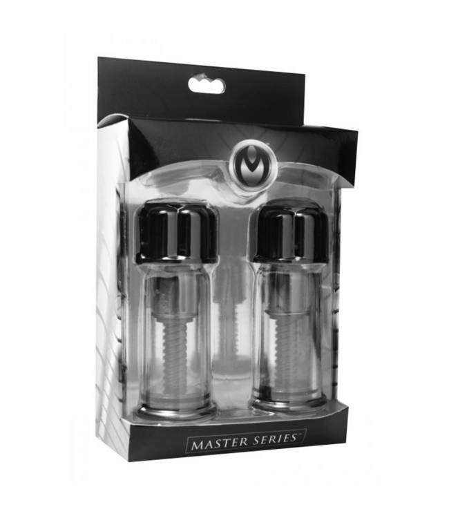 XR Brands Black Max Nippelpumpen – Starke Nippelsauger für echte Stimulation