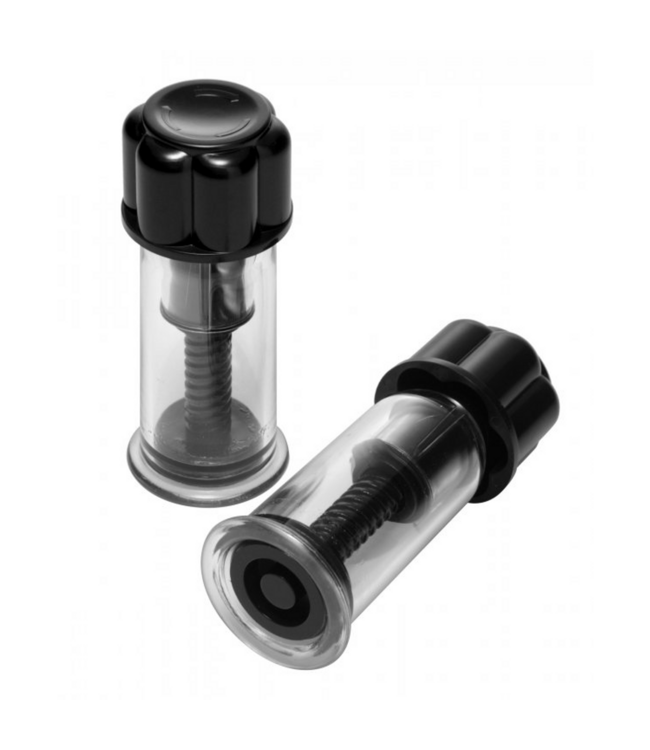 XR Brands XR Brands Tepelpistons Met Draaibare Easy-Grip Zuiging Zwart 19,5 cm