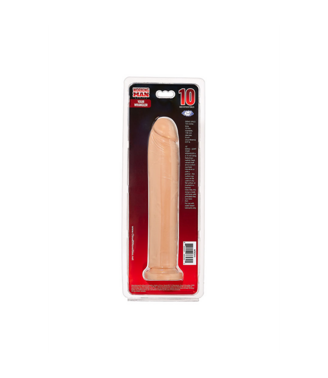 Cloud 9 Realistic 10-Inch Working Man Wrangler Dildo with Suction Cup Base
