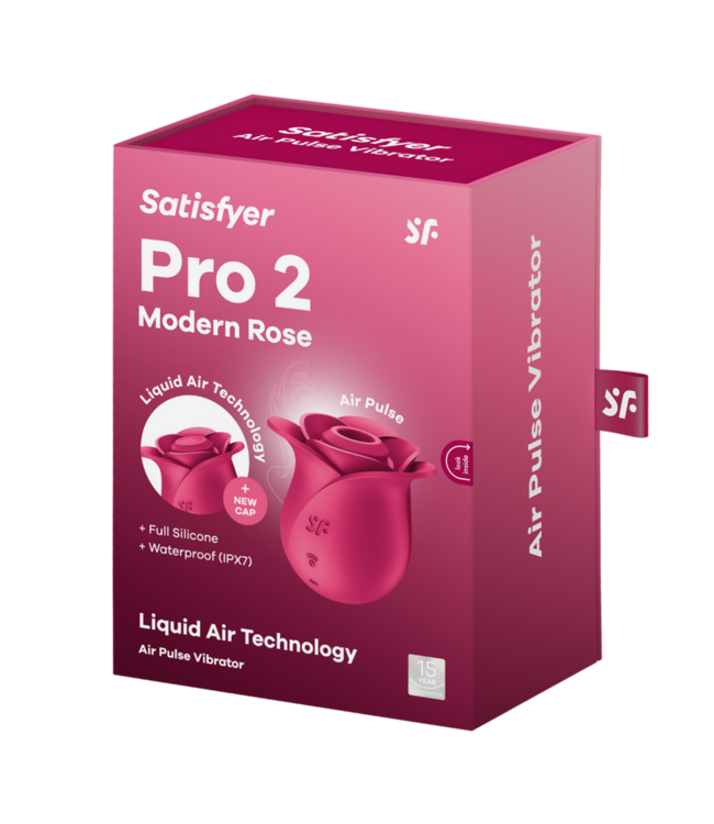 Satisfyer Satisfyer Pro 2 Modern Drukgolf Vibrator Met Air Pulse Technologie Rosa