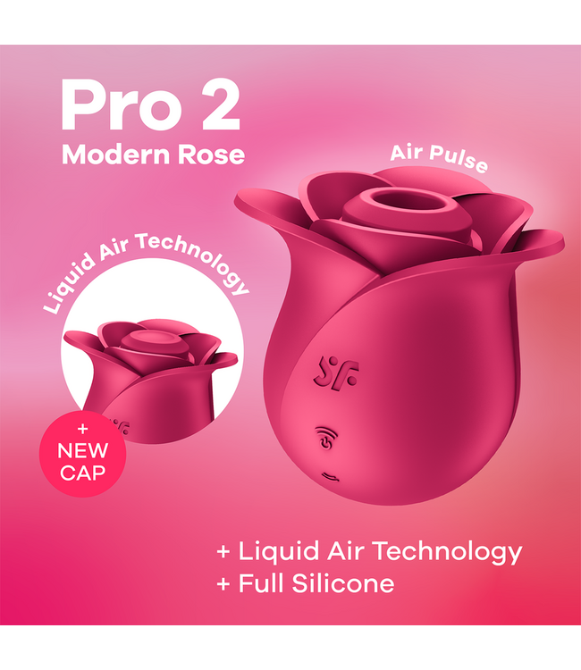 Satisfyer Satisfyer Pro 2 Modern Blossom: Luxury Waterproof Wave Vibrator