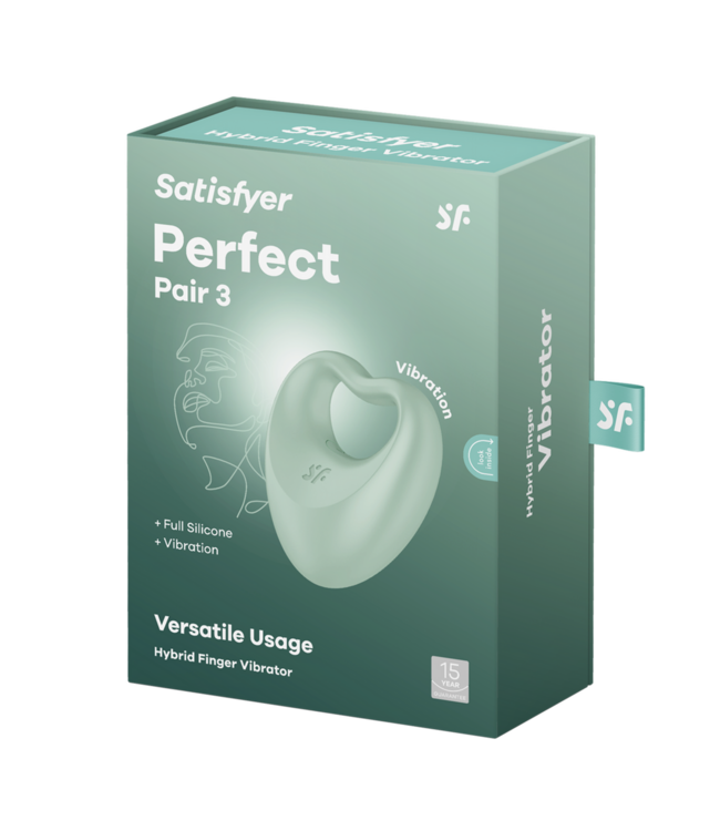 Satisfyer Kompakter Hybrid-Fingervibrator Grün – Für ultimatives Vergnügen!