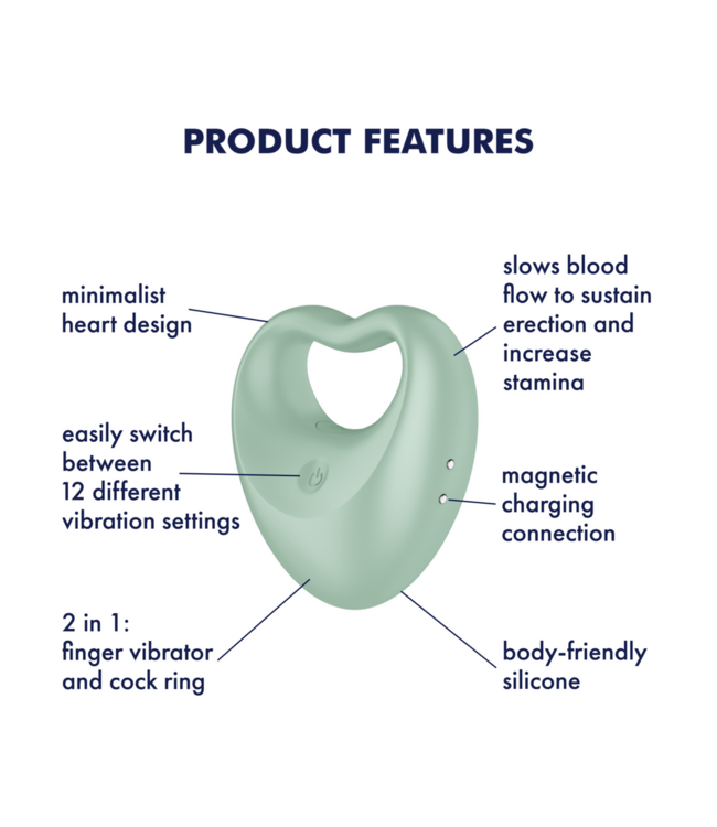 Satisfyer Compact Green Hybrid Finger Vibrator – Powerful Pleasure Anywhere!