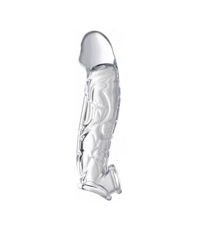 XR Brands Transparente Penishülle 2 cm – Verlängern & Intensivieren Sie Ihr Vergnügen